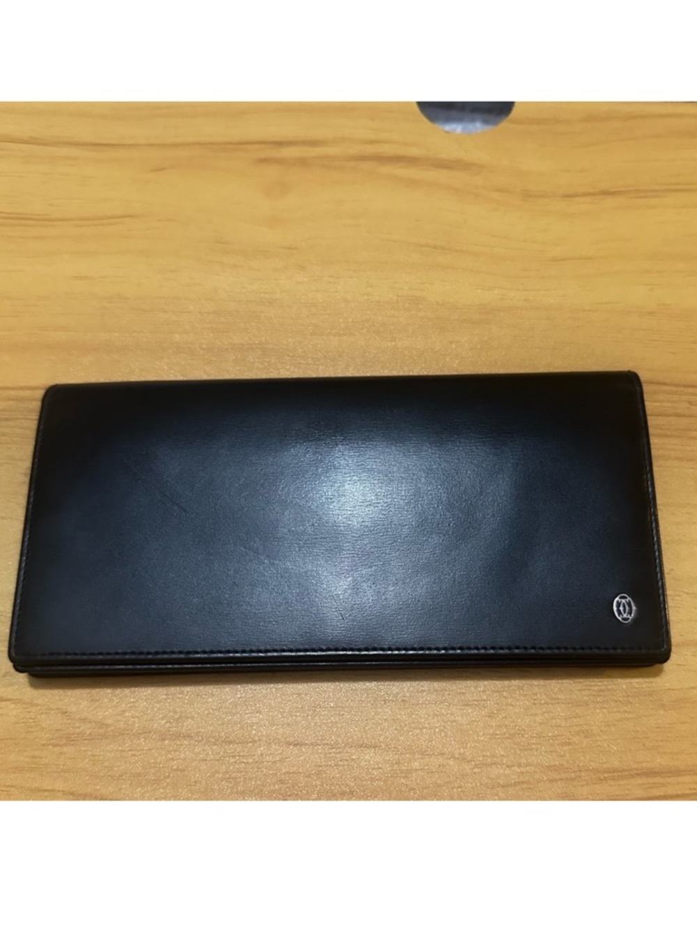 ๐๐๐ก๐ฃ๐๐๐ก flap black leather wallet